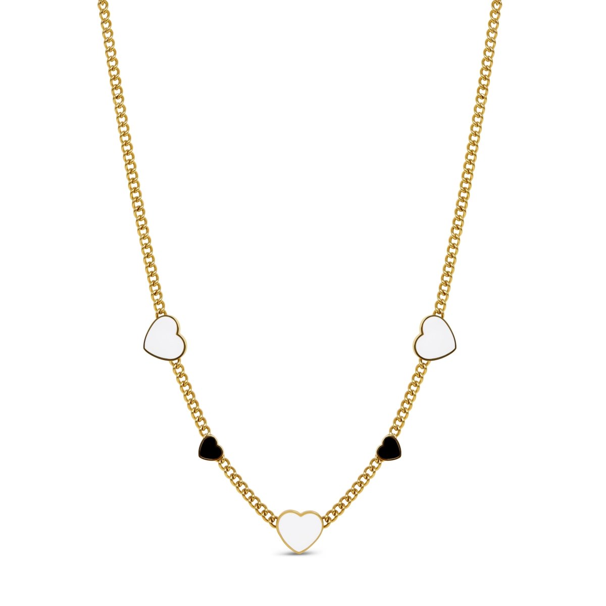 Colar Love Glow Monocromático Banhado em Ouro 18K - Murano Joias