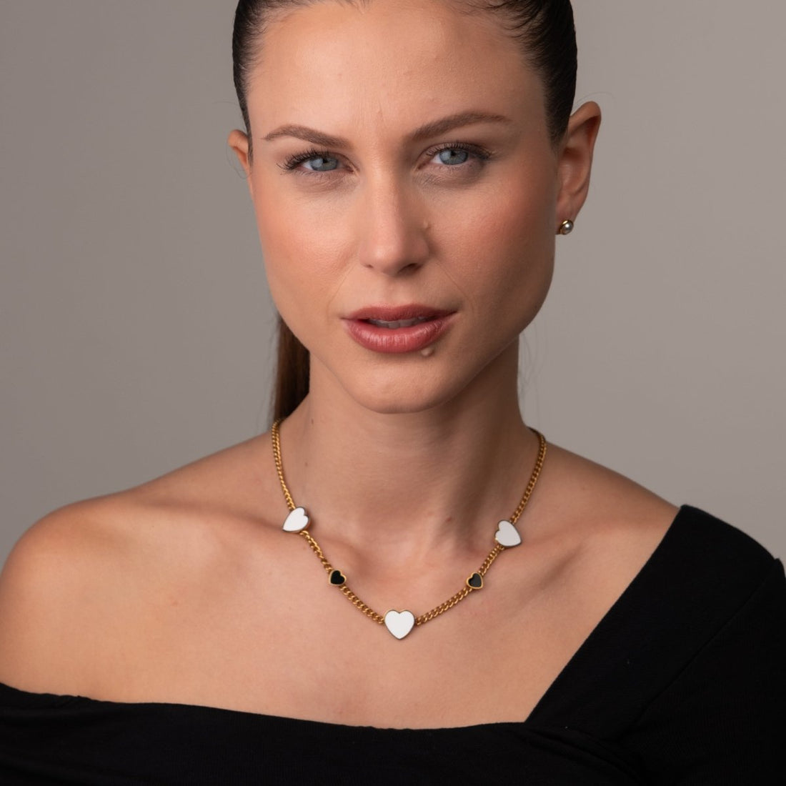 Colar Love Glow Monocromático Banhado em Ouro 18K - Murano Joias
