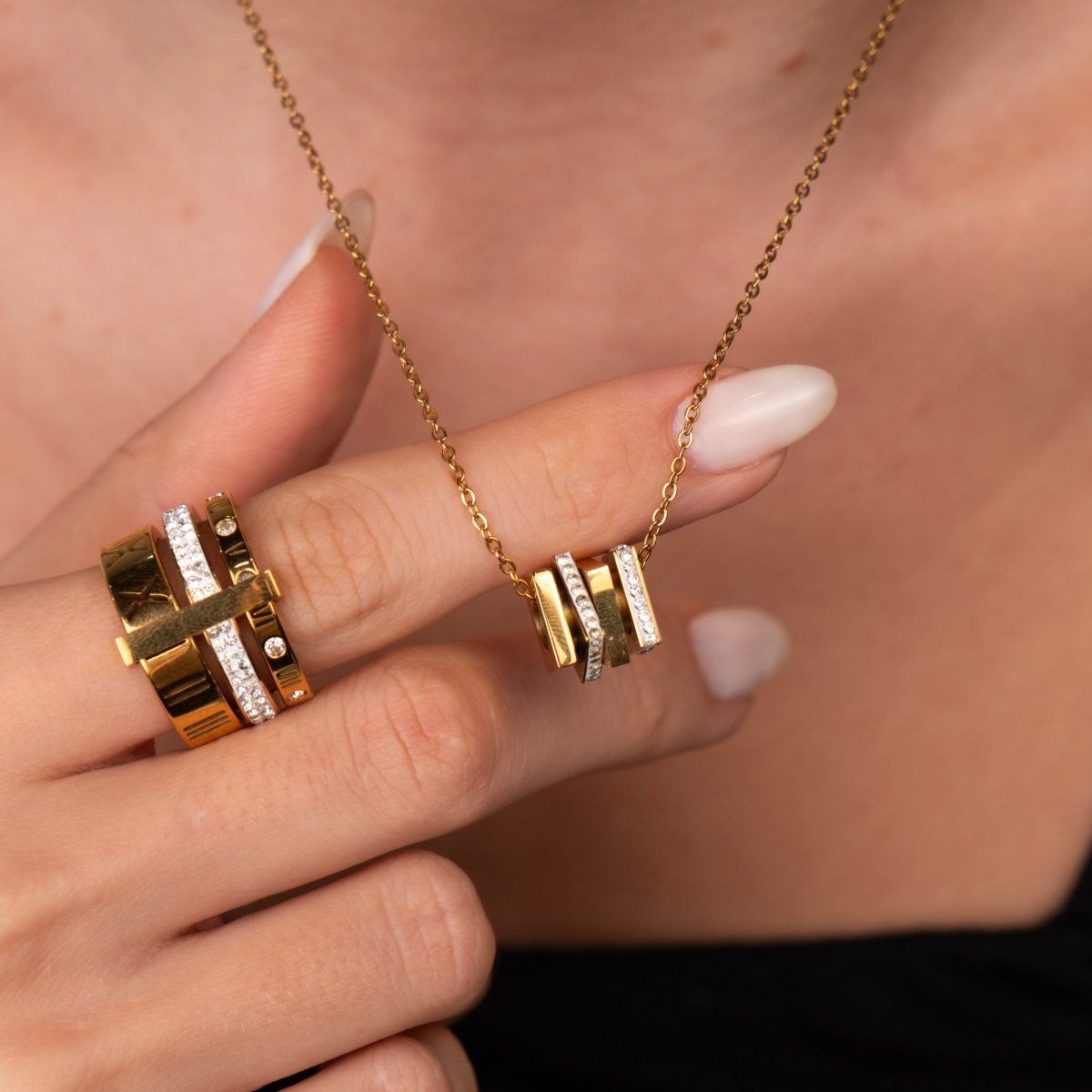 Colar Rubix Banhado em Ouro 18k - Murano Joias