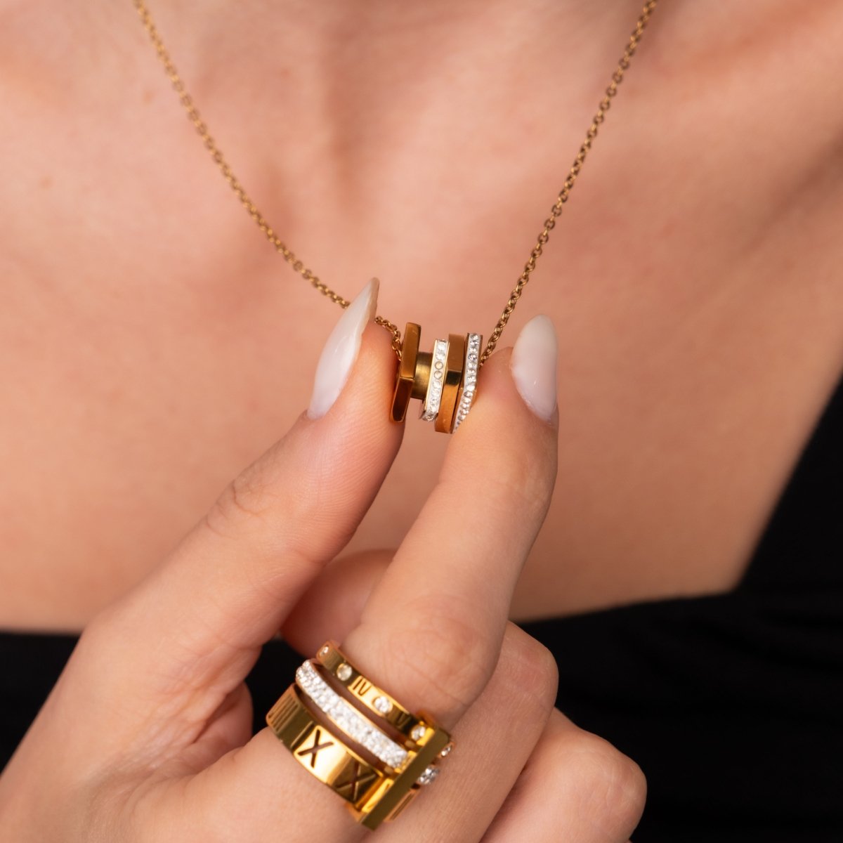 Colar Rubix Banhado em Ouro 18k - Murano Joias