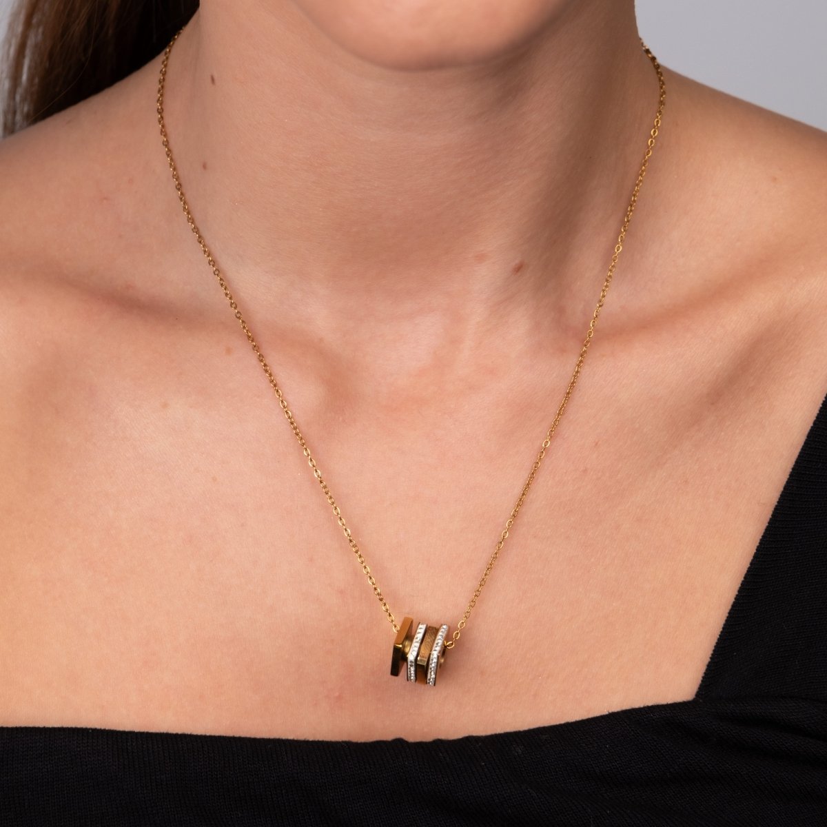 Colar Rubix Banhado em Ouro 18k - Murano Joias