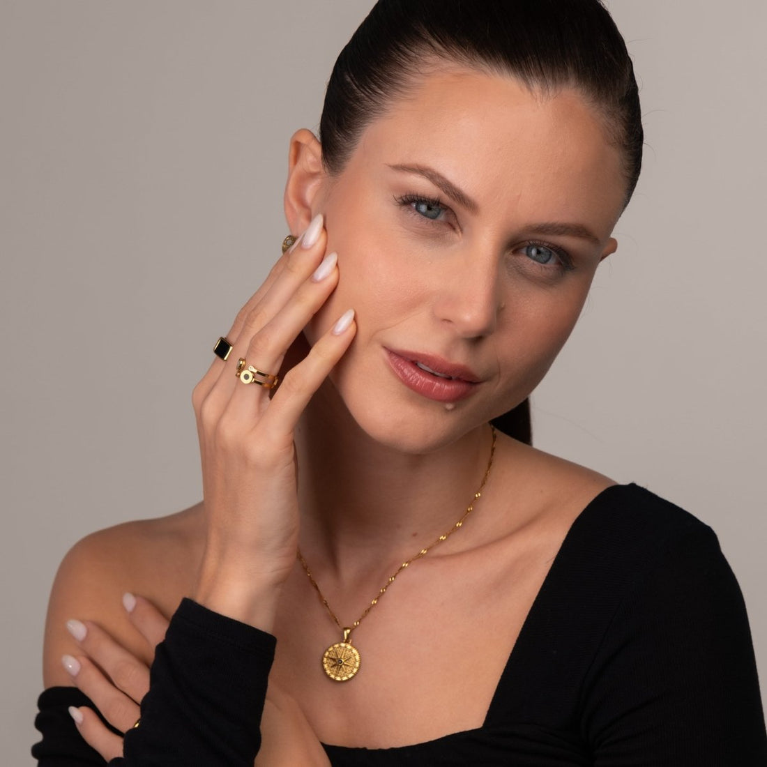 Colar Selenza Corrente Cubana Banhado em Ouro 18K - Murano Joias