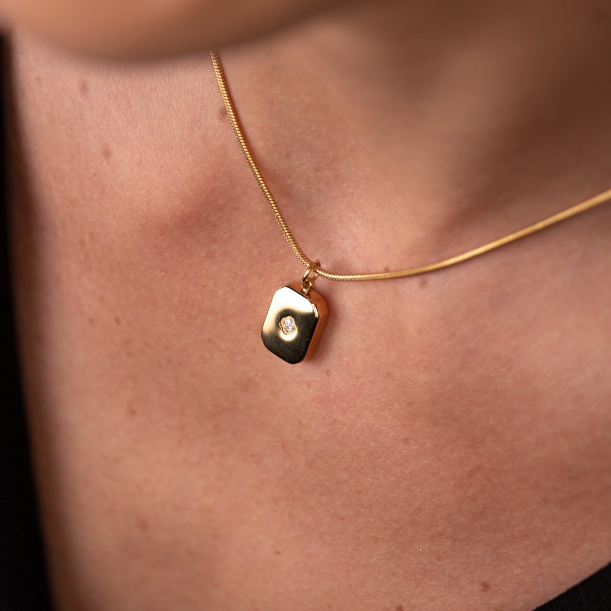 Colar Shine Pingente Banhado em Ouro 18k - Murano Joias