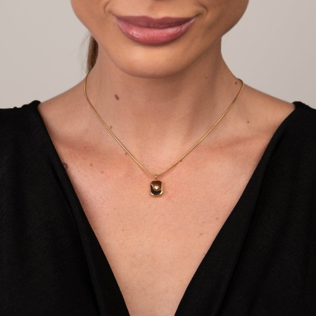 Colar Shine Pingente Banhado em Ouro 18k - Murano Joias