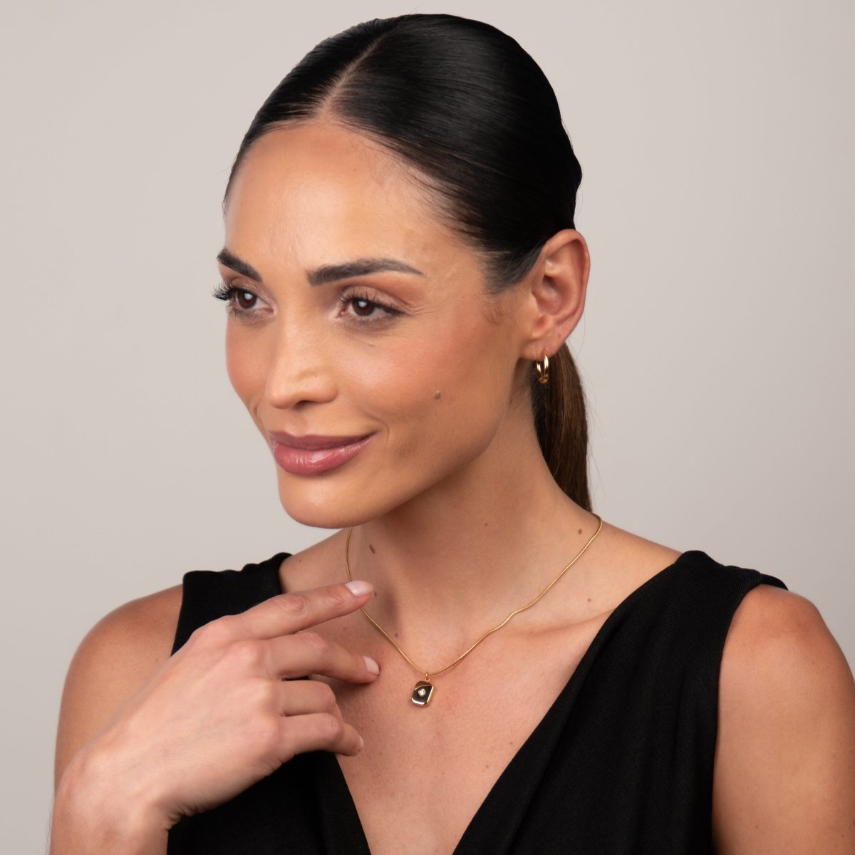 Colar Shine Pingente Banhado em Ouro 18k - Murano Joias
