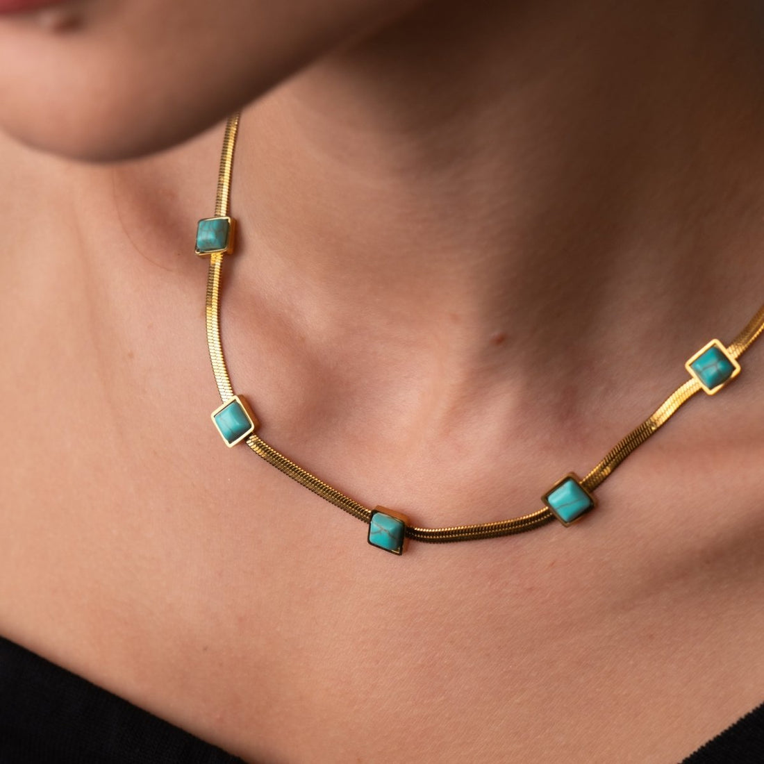 Colar Solstício Pingente Banhado em Ouro 18K - Murano Joias