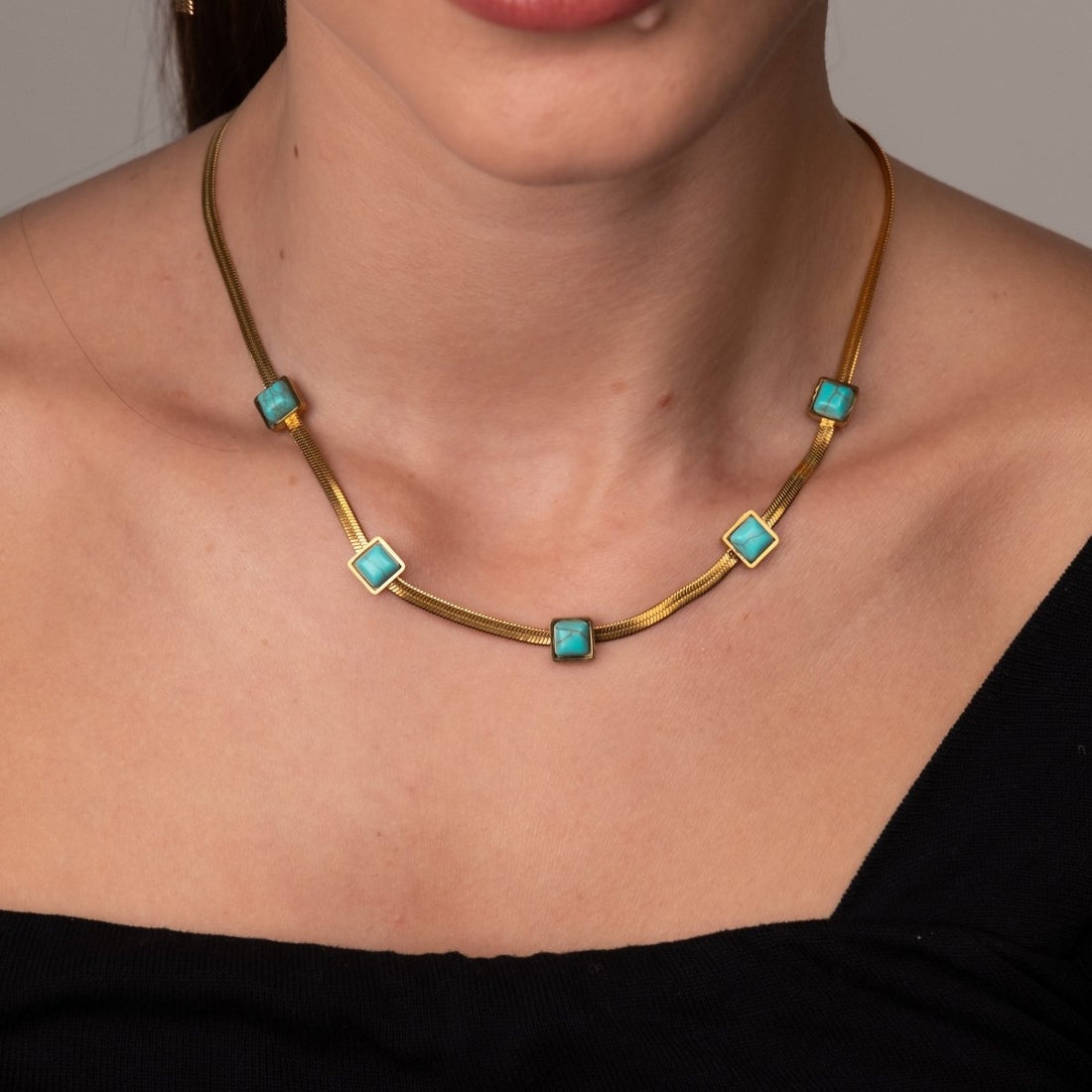 Colar Solstício Pingente Banhado em Ouro 18K - Murano Joias