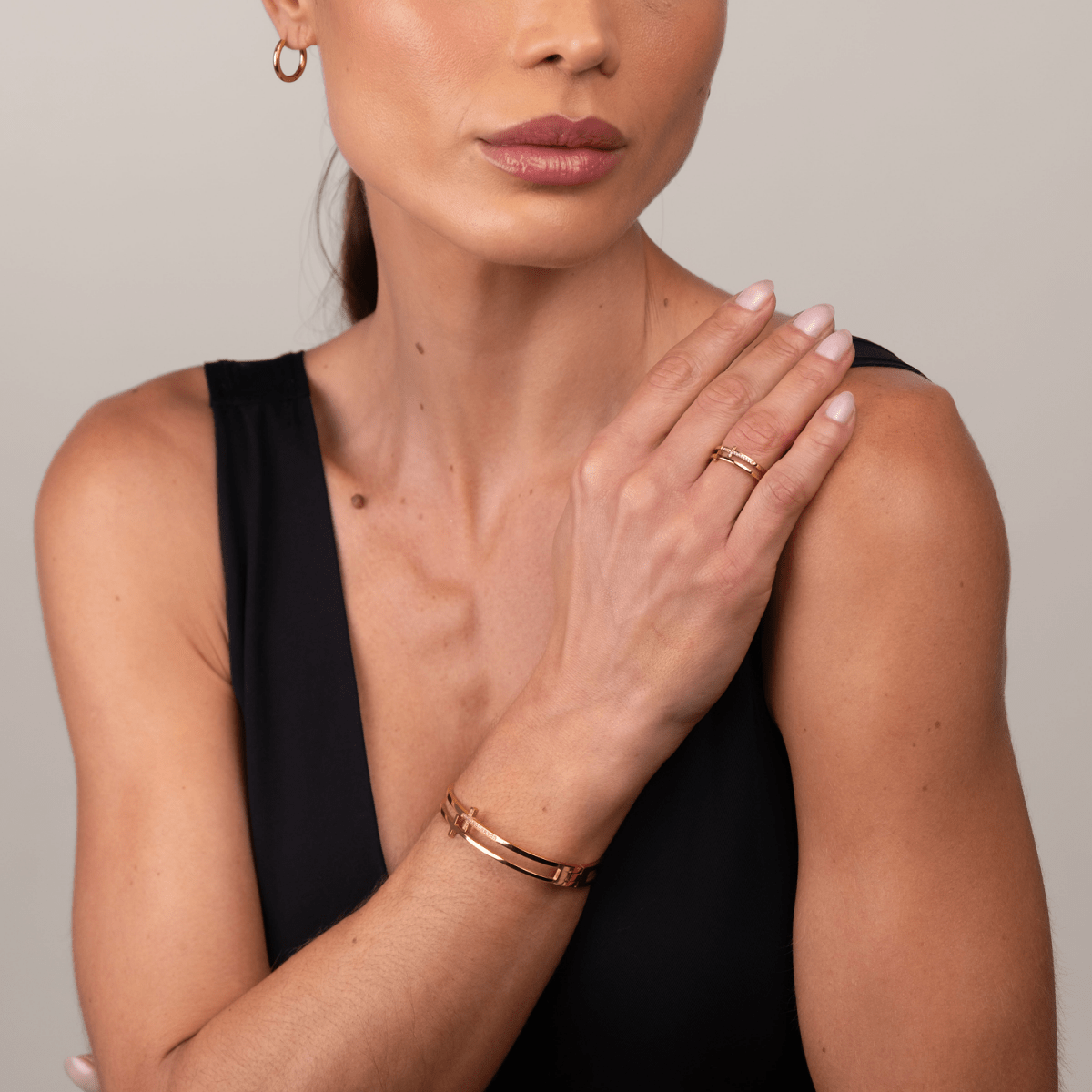 Conjunto Cruz Banhado em Ouro 18K - Murano Joias