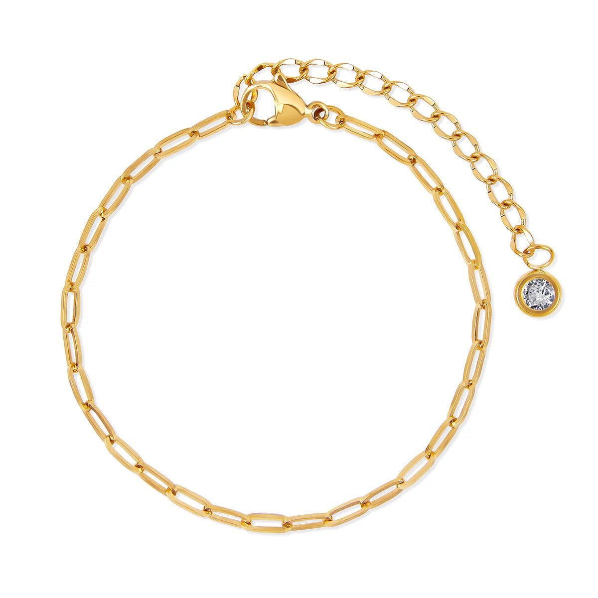 Kit Pulseiras Glamour Zircônias Banhado em Ouro 18K - Murano Joias