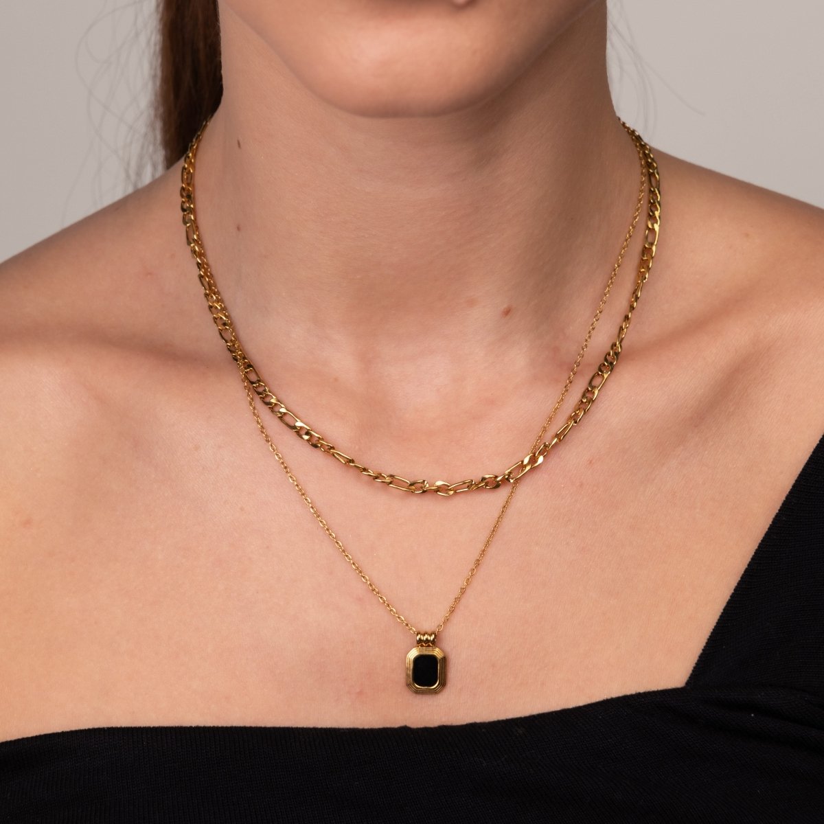 Mix Colar Aurora Banhado em Ouro 18K - Murano Joias