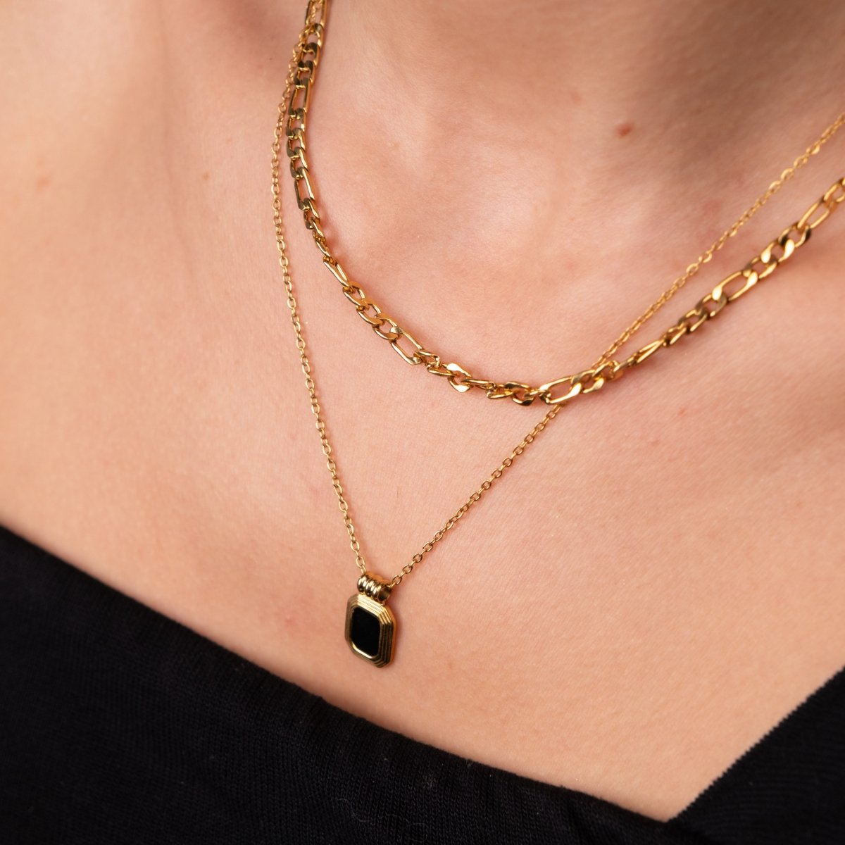 Mix Colar Aurora Banhado em Ouro 18K - Murano Joias