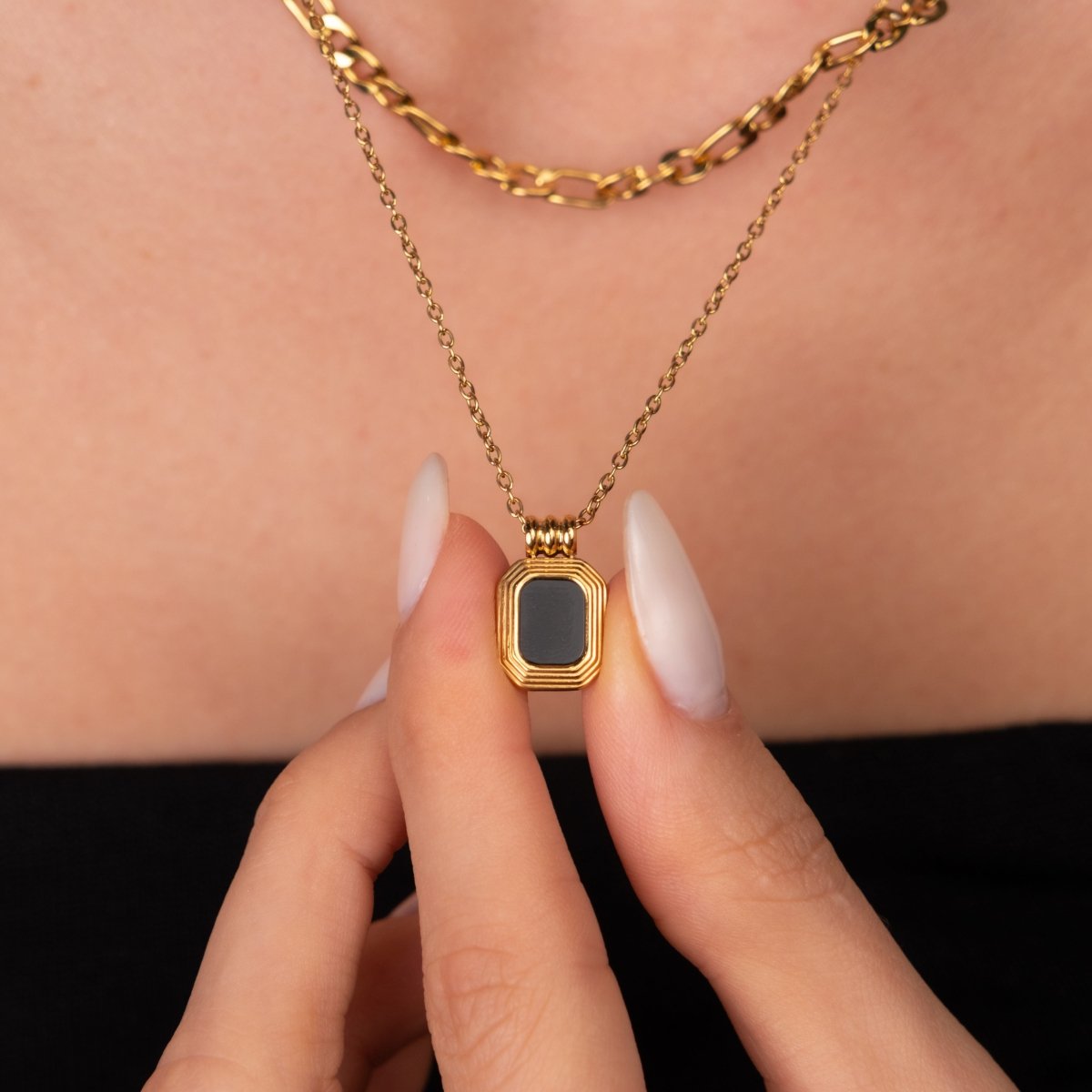 Mix Colar Aurora Banhado em Ouro 18K - Murano Joias