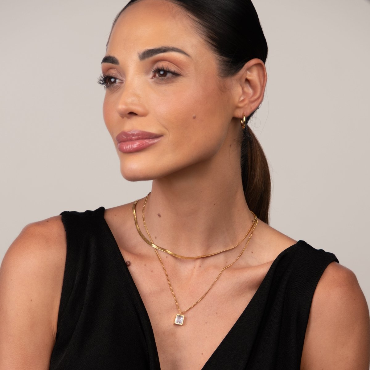 Mix Colar Paris Banhado em Ouro 18k - Murano Joias