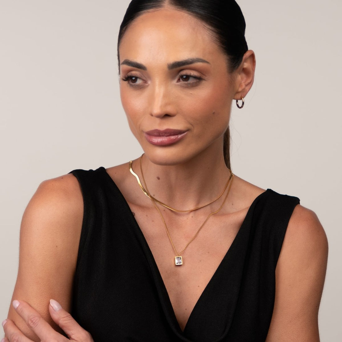 Mix Colar Paris Banhado em Ouro 18k - Murano Joias
