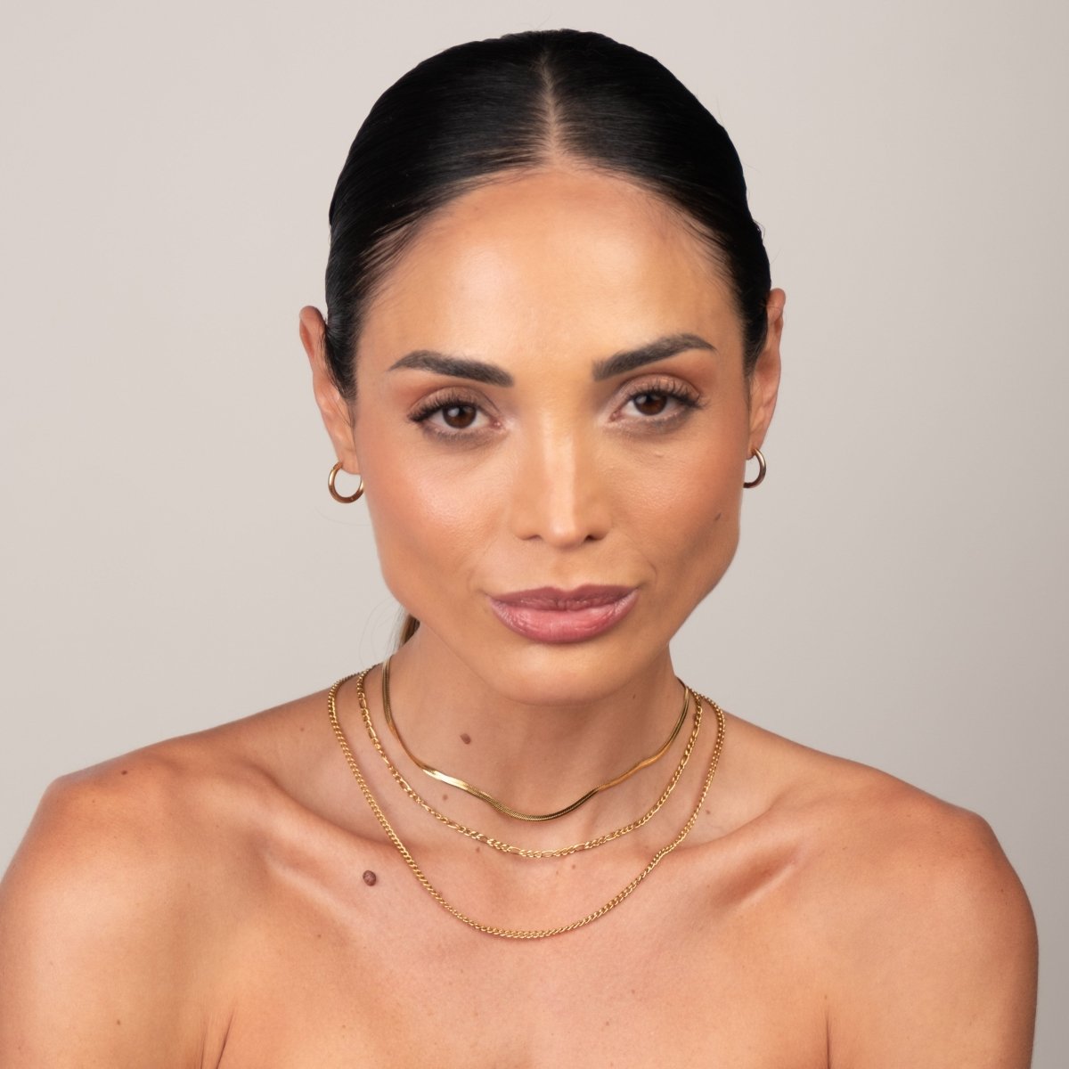 Mix de Correntes Banhado em Ouro 18k - Murano Joias