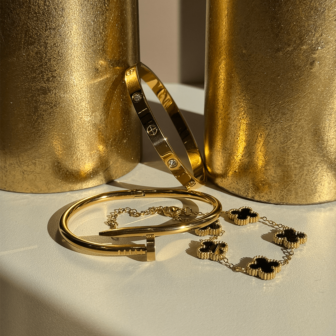 MIX Virgínia Van - cleef Gold - Murano Joias