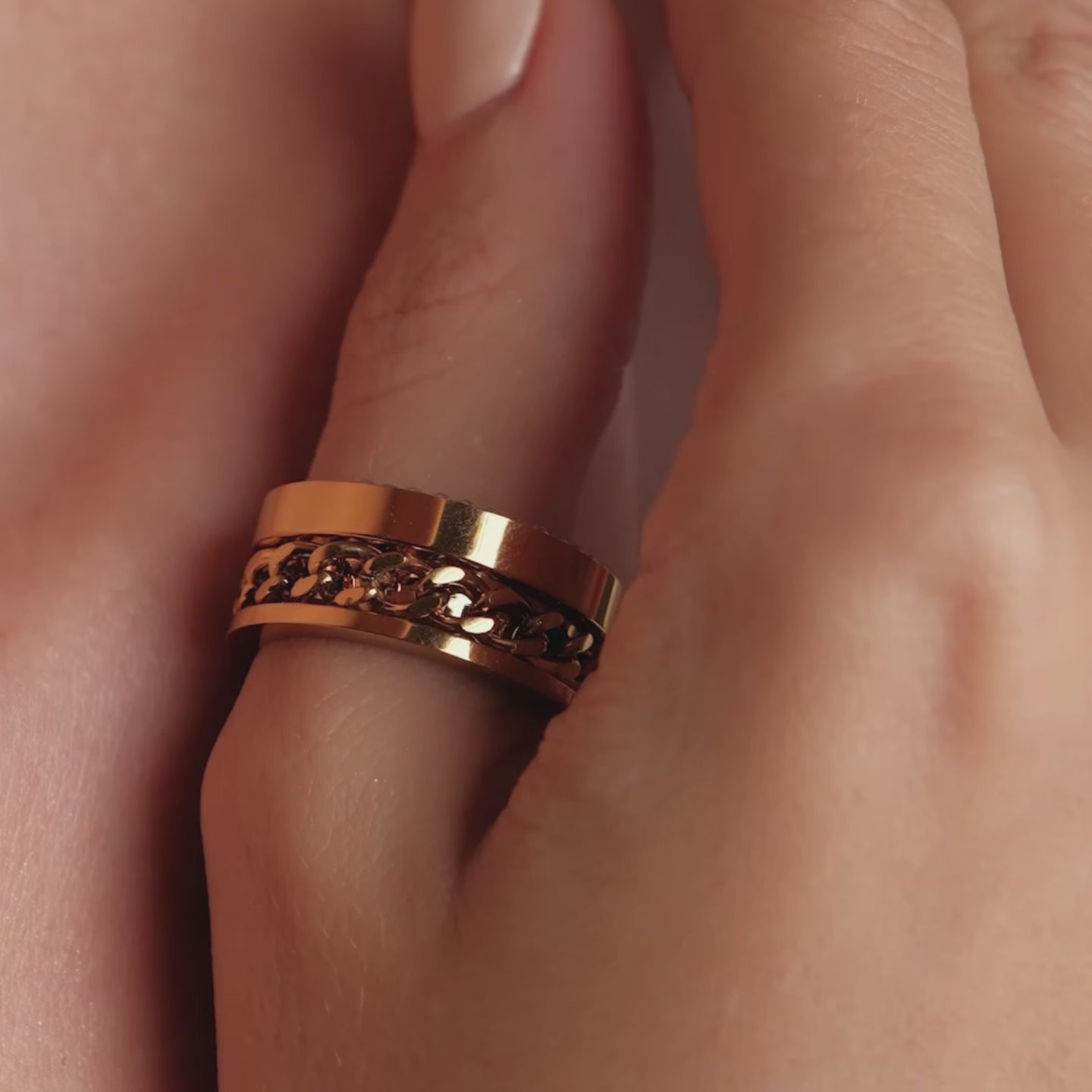 Anel Elos Zircônia Banhado em Ouro 18K