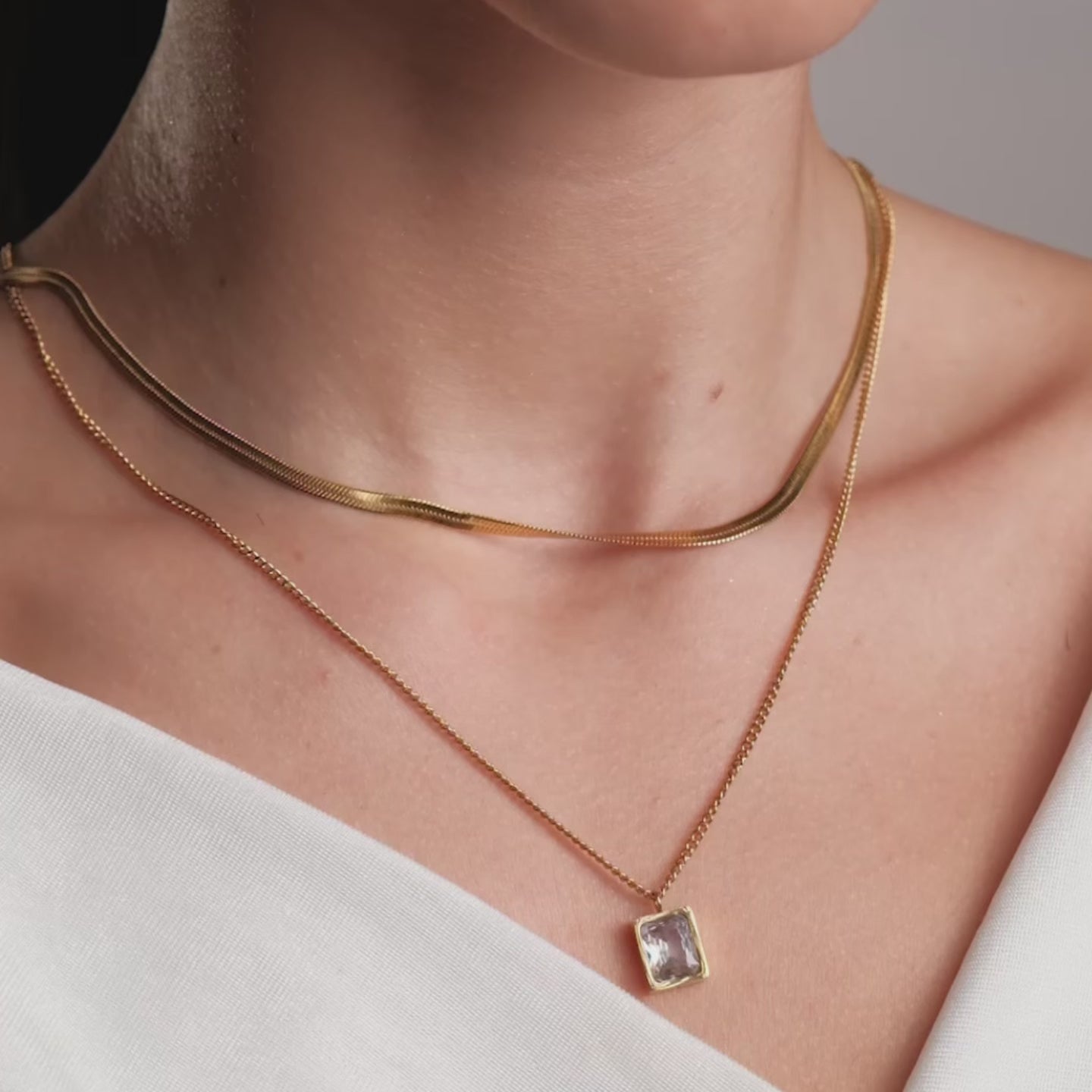 Mix Colar Paris Banhado em Ouro 18k