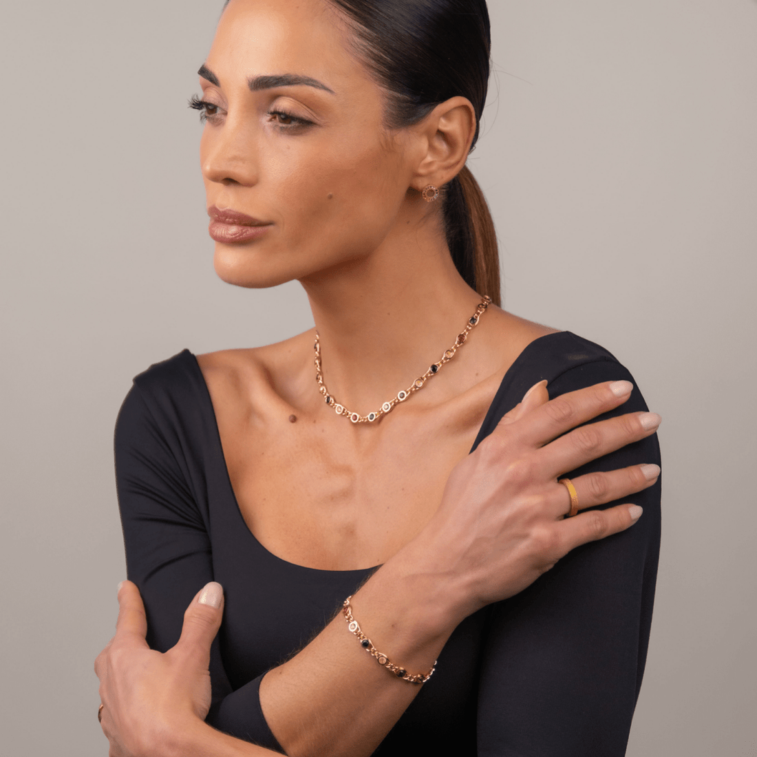 Pulseira Chloé Banhado em Ouro 18k - Murano Joias