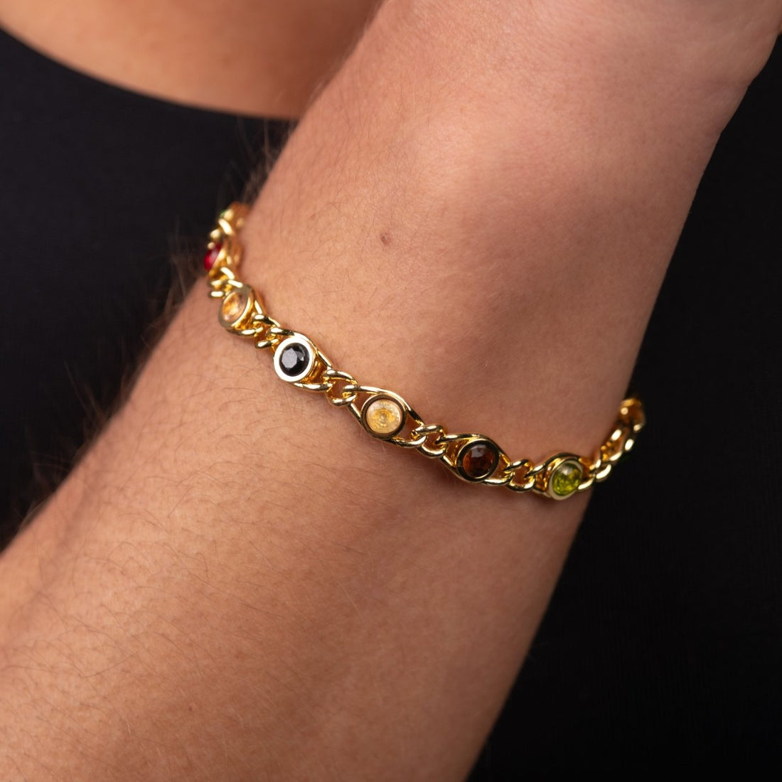 Pulseira Chloé Banhado em Ouro 18k - Murano Joias