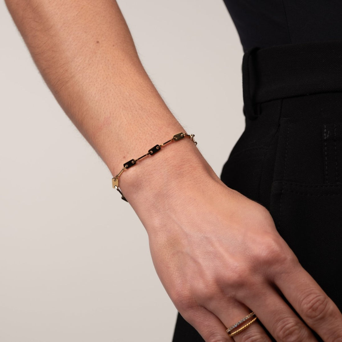 Pulseira Corrente Elos Tablet Banhada em Ouro 18K - Murano Joias
