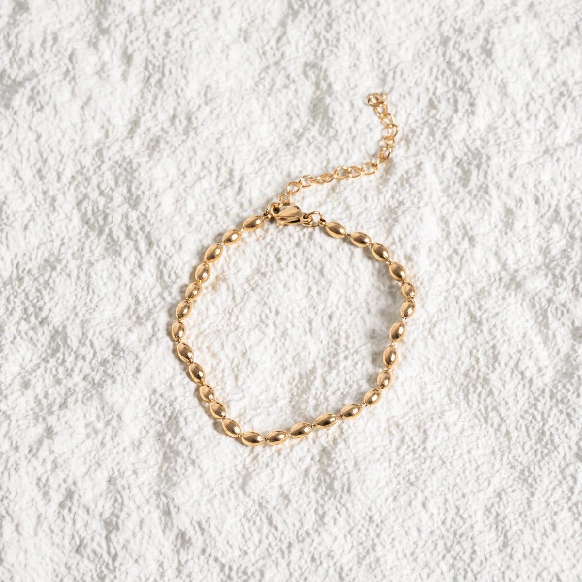 Pulseira Corrente Esferas Banhado em Ouro 18K - Murano Joias