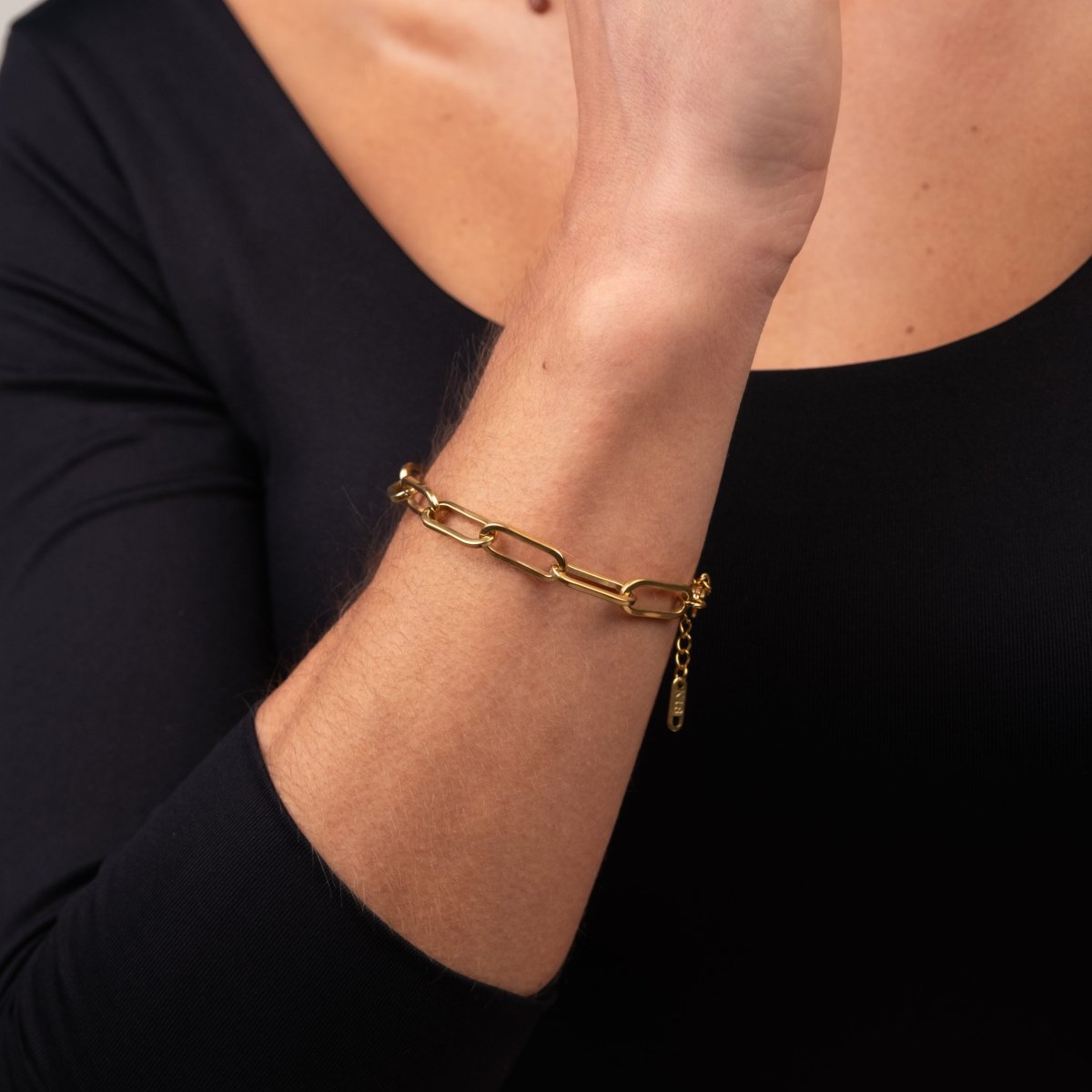 Pulseira Elos Celina Corrente Banhado em Ouro 18K - Murano Joias