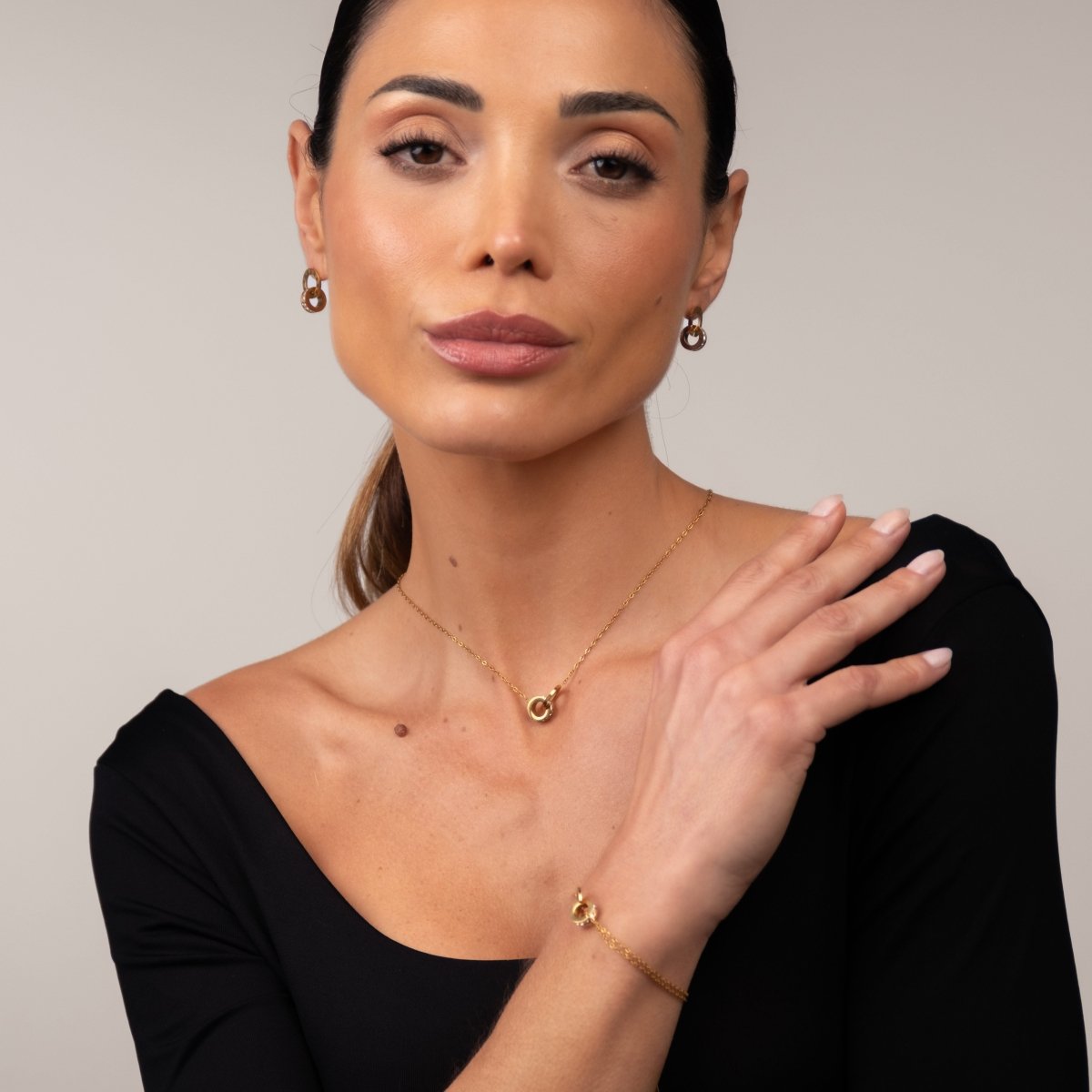 Pulseira Imperial Pedra Zircônia Banhado em Ouro 18K - Murano Joias