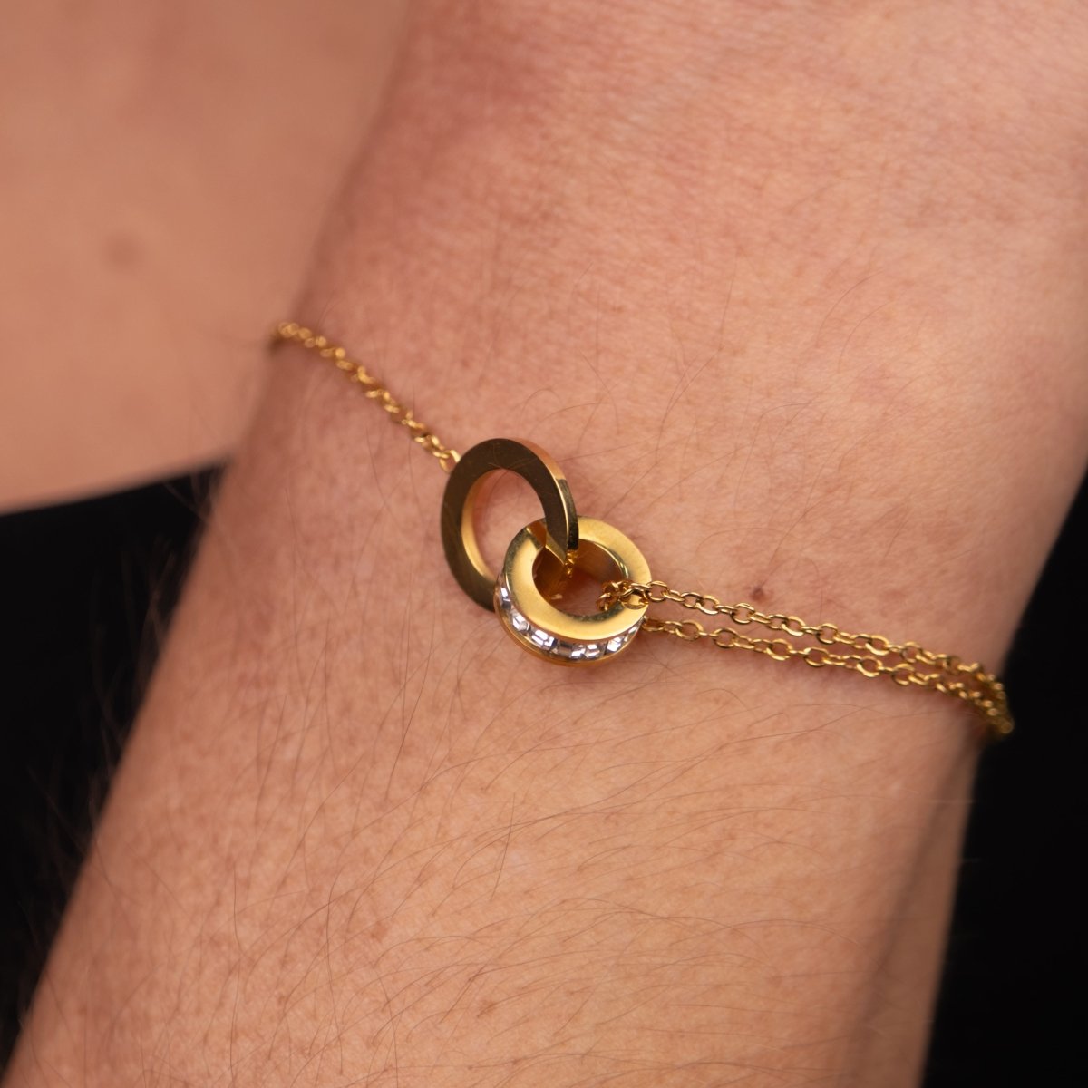 Pulseira Imperial Pedra Zircônia Banhado em Ouro 18K - Murano Joias