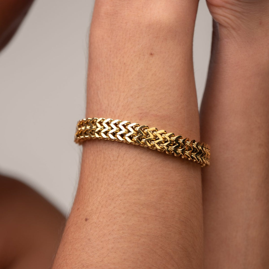 Pulseira Link Banhado em Ouro 18k - Murano Joias