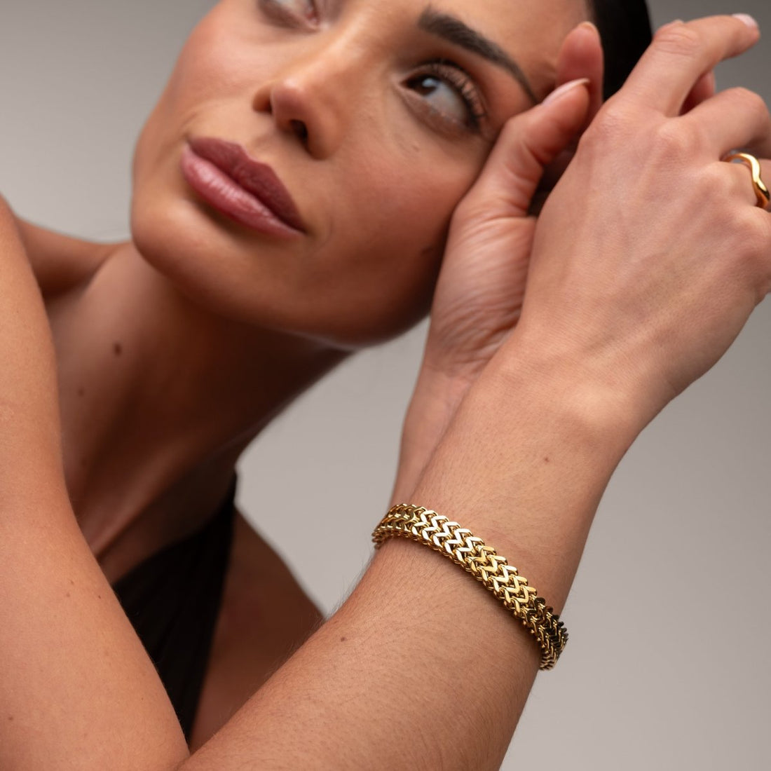 Pulseira Link Banhado em Ouro 18k - Murano Joias