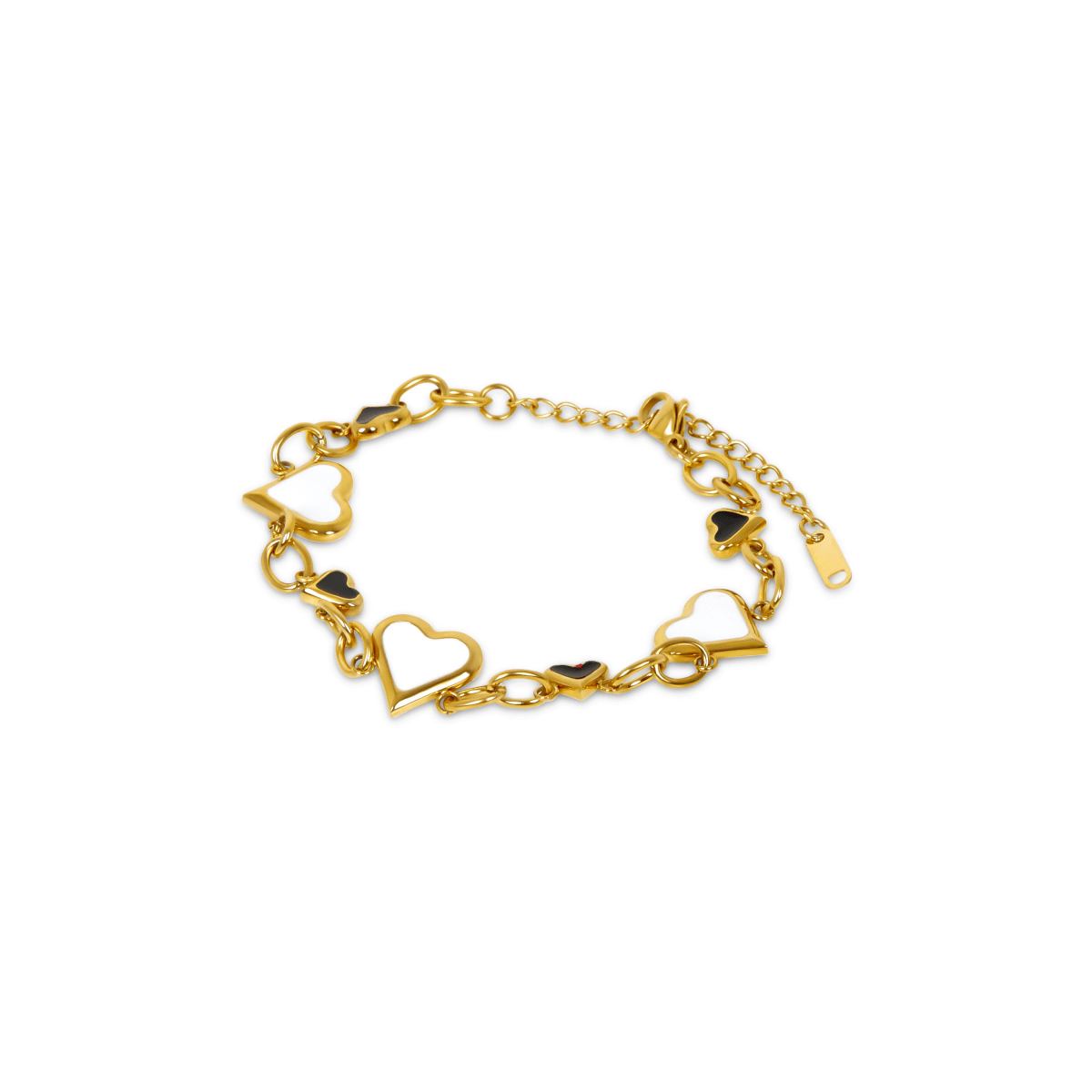 Pulseira Love Glow Monocromático Banhado em Ouro 18K - Murano Joias