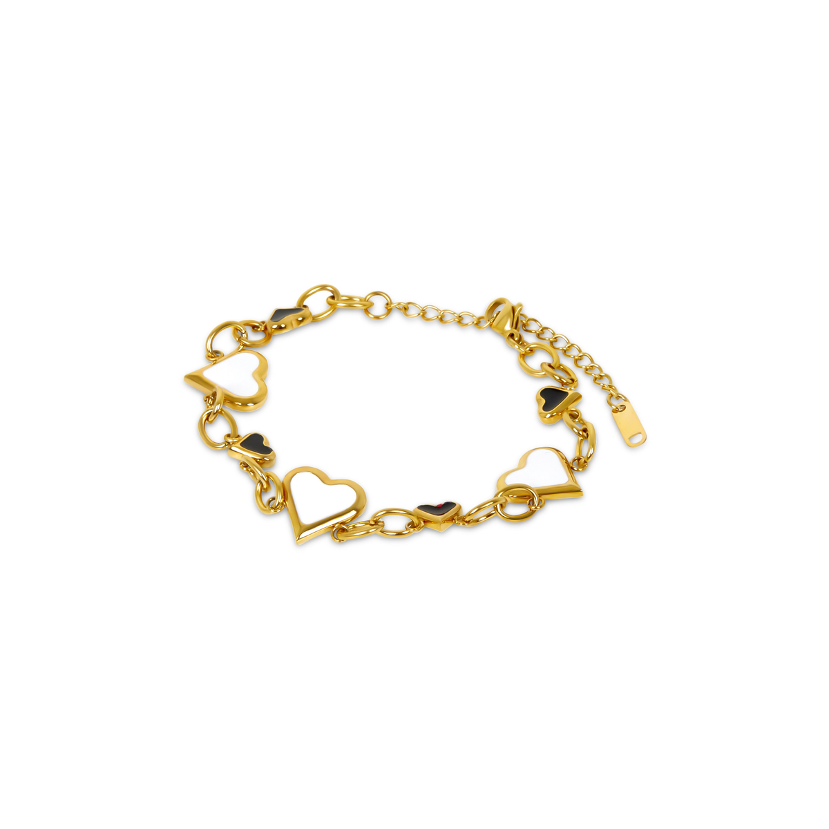 Pulseira Love Glow Monocromático Banhado em Ouro 18K - Murano Joias
