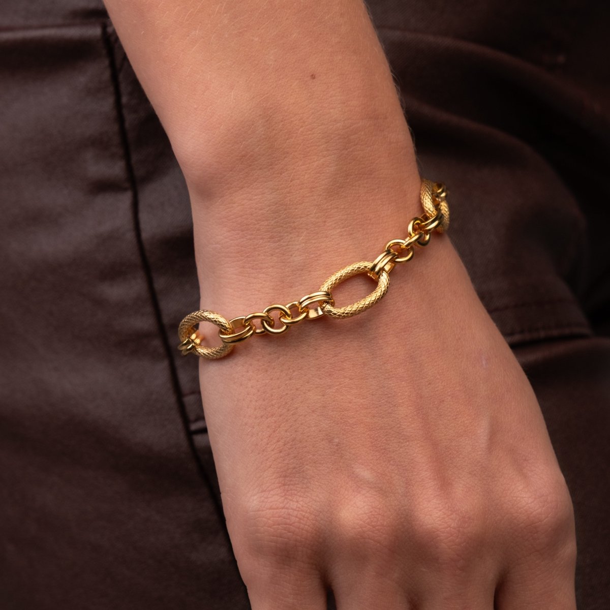 Pulseira Lux Banhada em Ouro 18k - Murano Joias