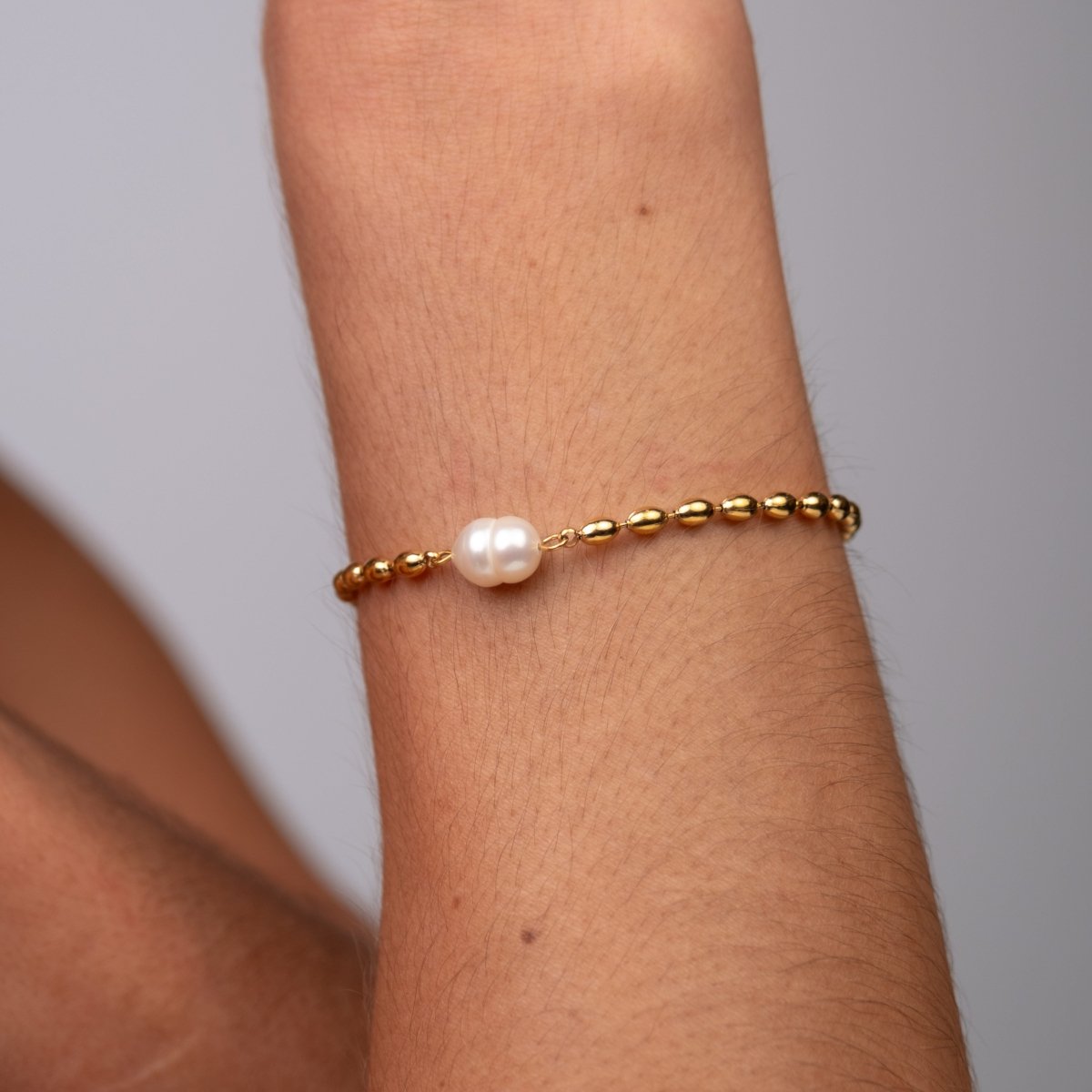 Pulseira Persia Pérola Banhado em Ouro 18k - Murano Joias
