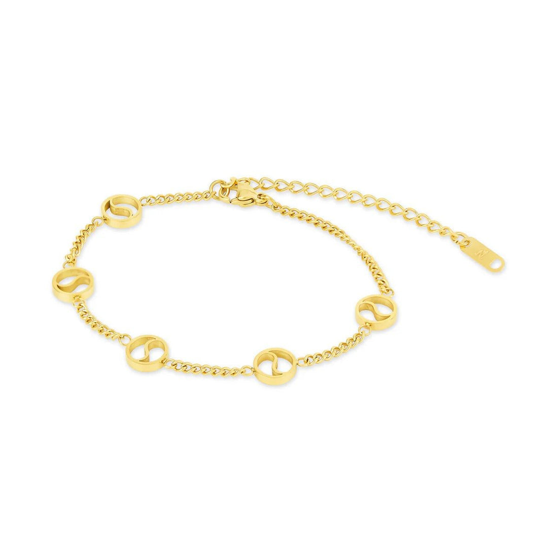 Pulseira Pingente Sierra Banhada em Ouro 18K - Murano Joias