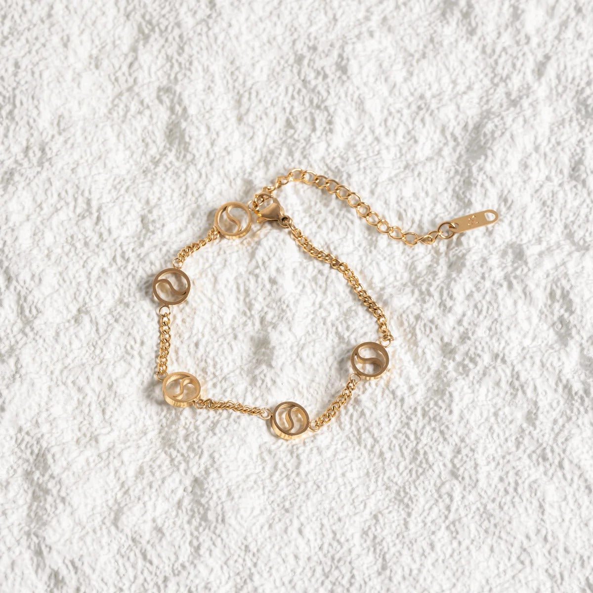 Pulseira Pingente Sierra Banhada em Ouro 18K - Murano Joias