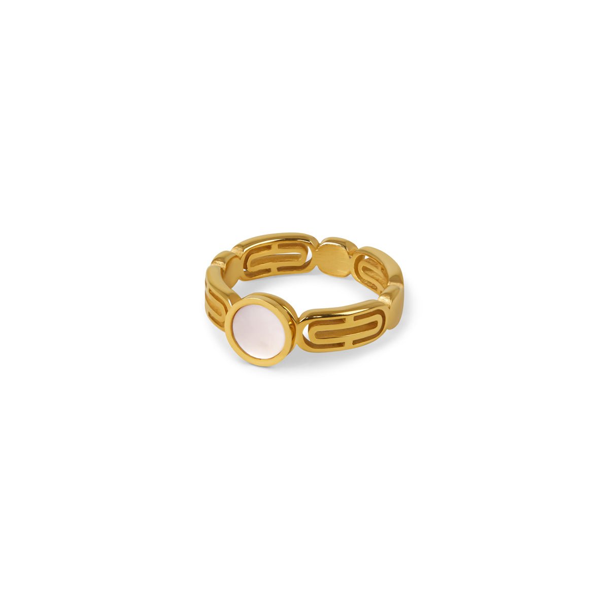 Anel Athena Banhado em Ouro 18K - Murano Joias
