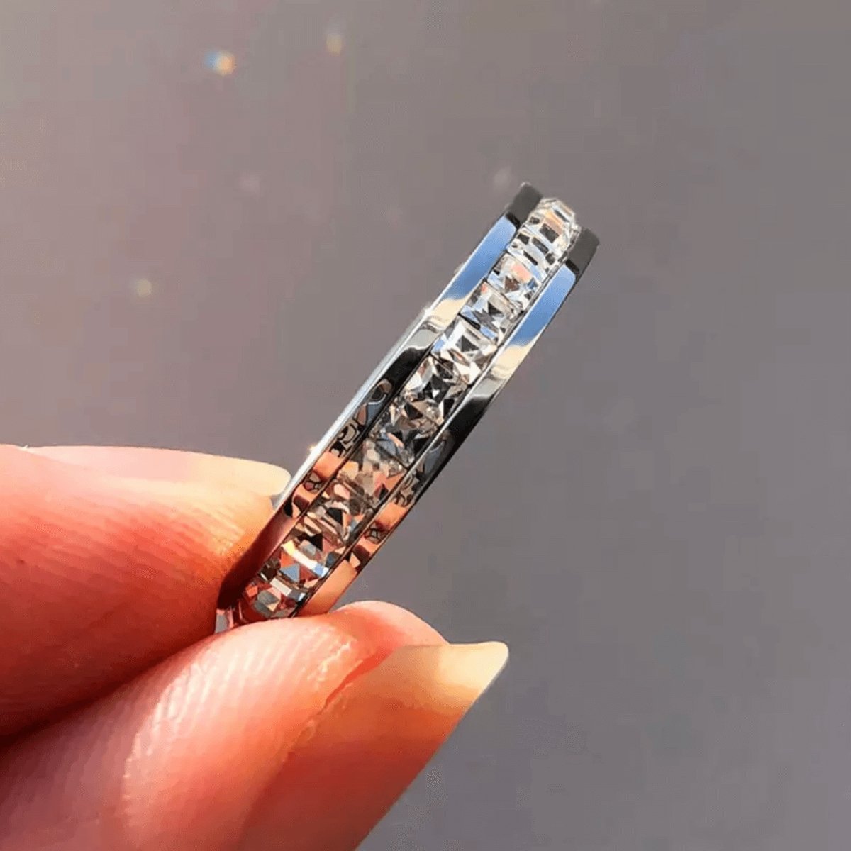 Anel Brilhante Banhado em Ouro 18K - Prata - Murano Joias