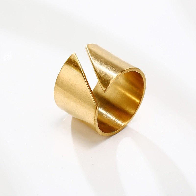 Anel Hips Banhado em Ouro 18K - Murano Joias