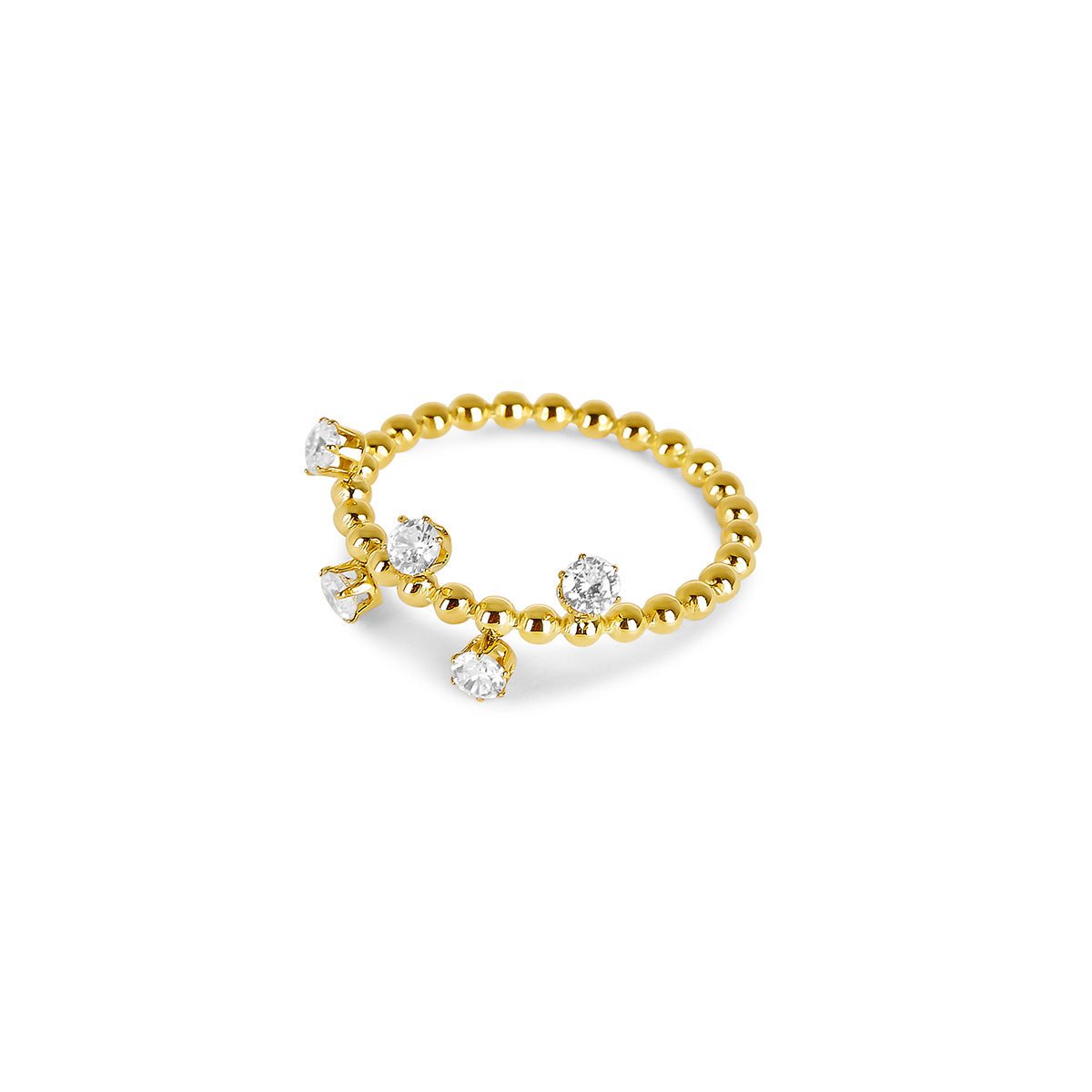 Anel Serena Banhado em Ouro 18K - Murano Joias