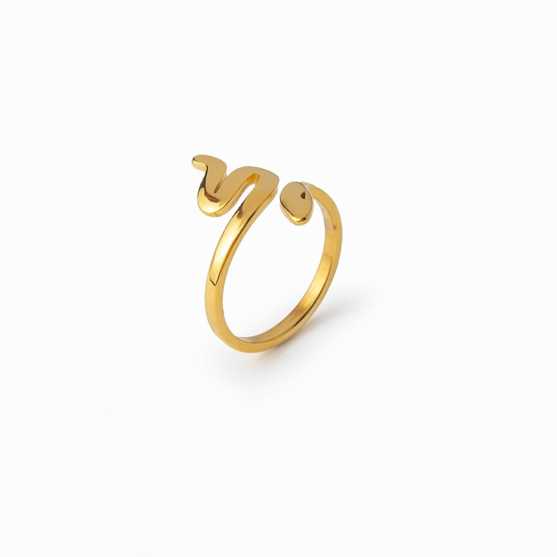 Anel Serpente Banhado em Ouro 18K - Murano Joias