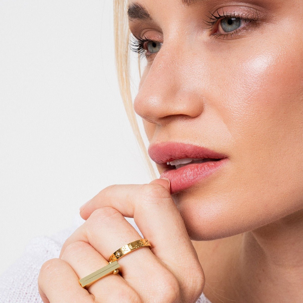 Anel Sky Banhado em Ouro 18k - Murano Joias