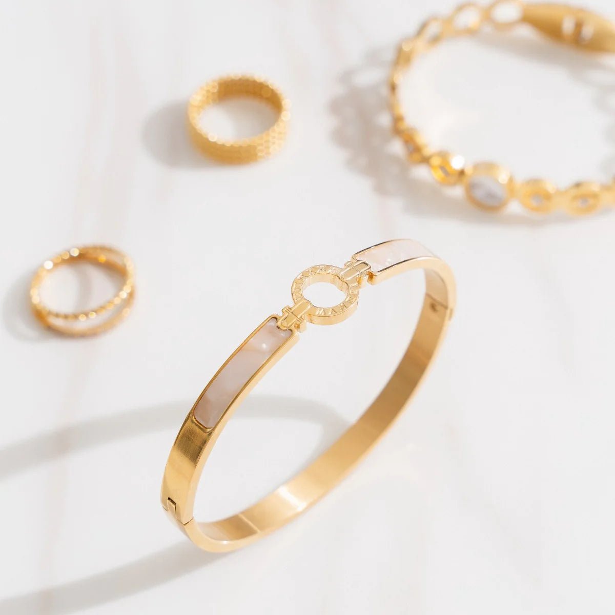 Bracelete Aura - Ouro - Murano Joias
