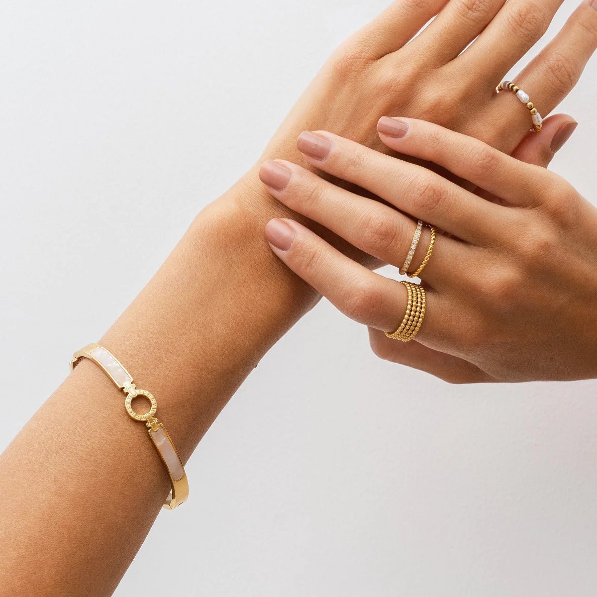 Bracelete Aura - Ouro - Murano Joias