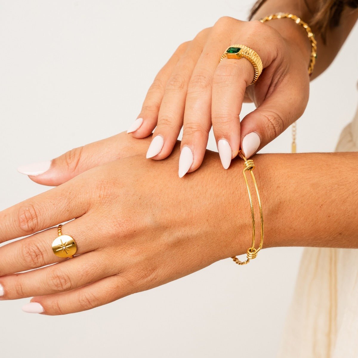 Bracelete Eva Delicado Banhado em Ouro 18k - Murano Joias