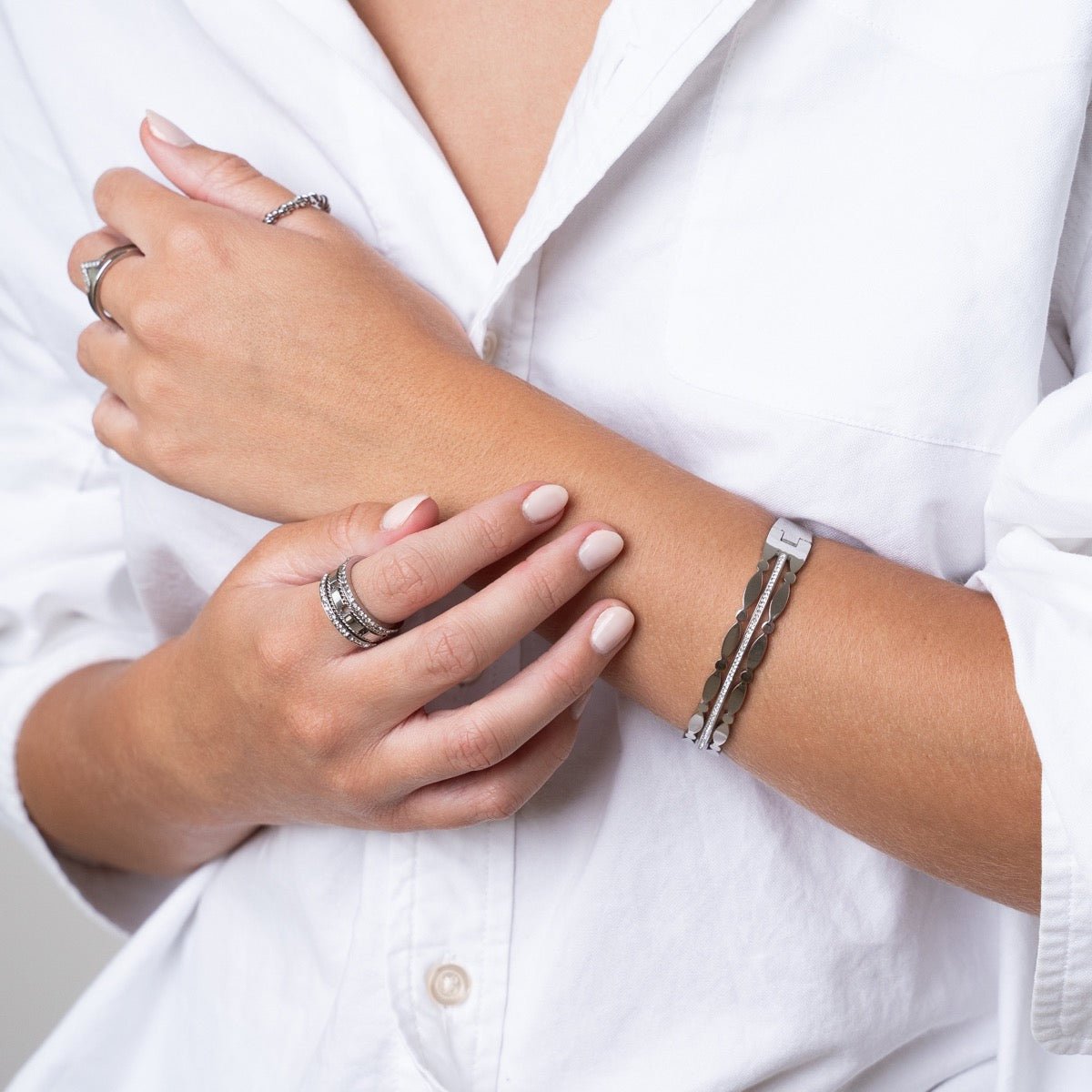 Bracelete Madison - Prata - Murano Joias