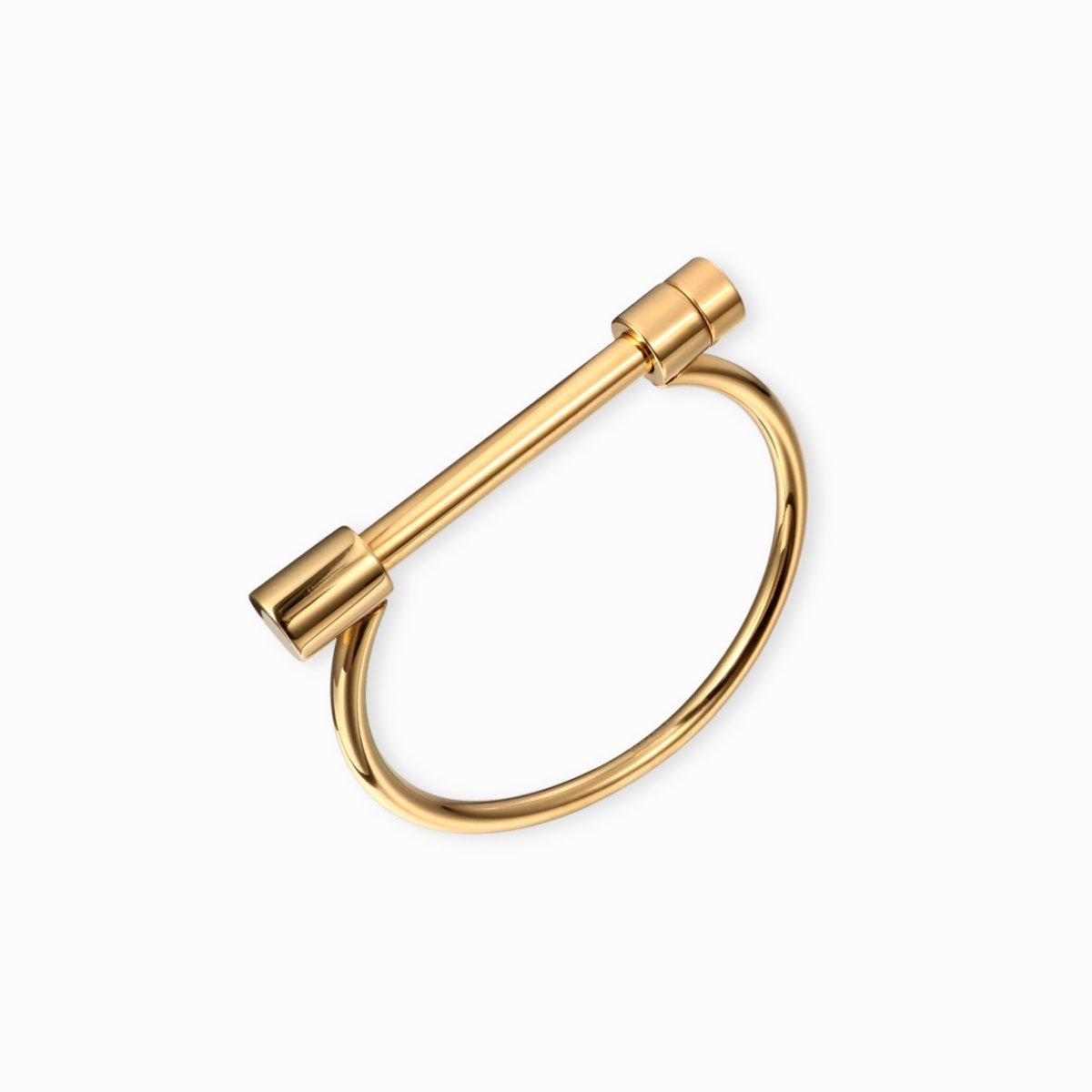 Bracelete Manguito Parafuso Banhado em Ouro 18K - Murano Joias