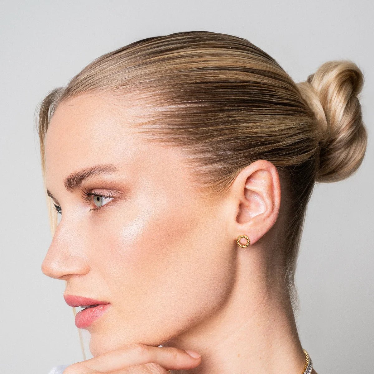 Brinco Twist Banhado em Ouro 18k - Murano Joias