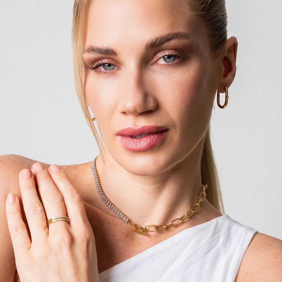 Brincos de Argola Shine Banhado em Ouro 18k - Murano Joias